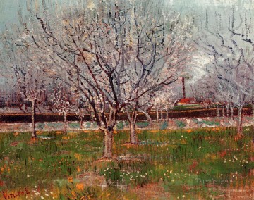 ヴィンセント・ヴァン・ゴッホ Painting - 梅の花の果樹園 フィンセント・ファン・ゴッホ